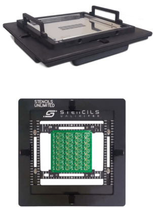 Prototype SMT Stencil Fixture